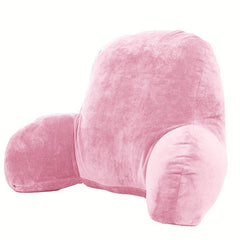 Solid Corduroy Cushion With Armrests and Back Pillow