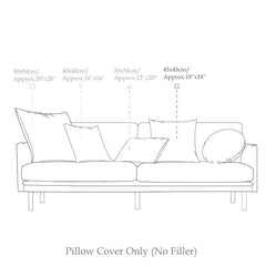Scallop Velvet Cushion Cover Throw Pillow - Home Decor 45