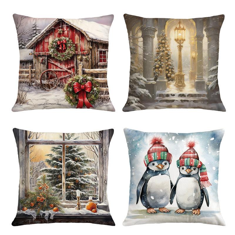 Christmas Carnival Modern Style Pillow Indoor Decoration