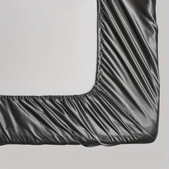 Soft Satin Fitted Sheet for Bedroom Comfort
