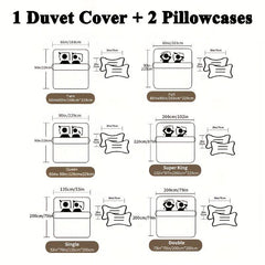 Y2K Tie Dye Plush Duvet Cover Set 3pcs Soft & Warm Bedding