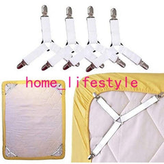8pcs Bed Sheet Clip Holder Adjustable Triangle Suspenders Gripper Holder Straps