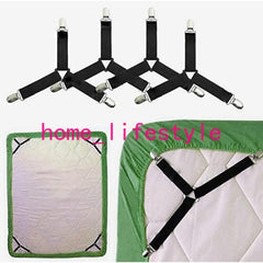 8pcs Bed Sheet Clip Holder Adjustable Triangle Suspenders Gripper Holder Straps