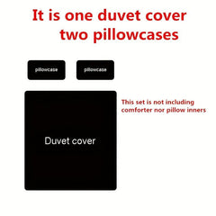Leaf Print Duvet Cover Set Soft & Comfortable Bedding for Bedroom