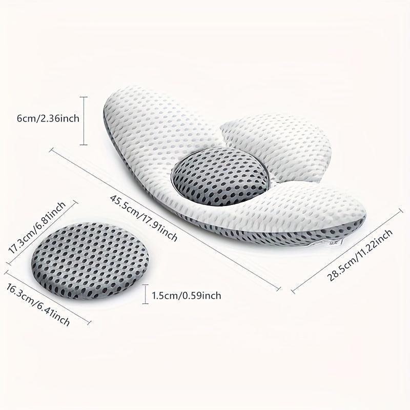 Adjustable Lumbar Support Pillow for Sleeping Soft Comfortable Breathable Waist