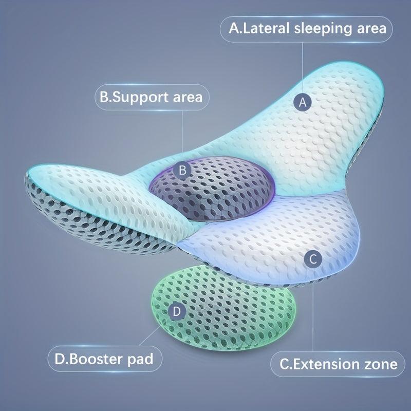 Adjustable Lumbar Support Pillow for Sleeping Soft Comfortable Breathable Waist