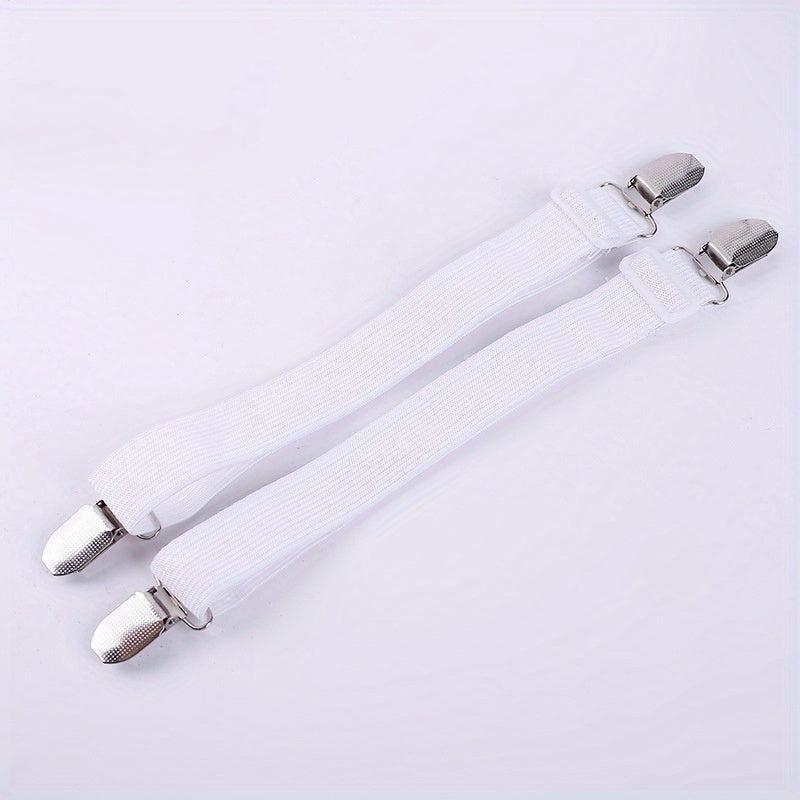 4pcs Elastic Bed Sheet Grippers Non-slip Mattress Cover Holders