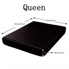 1pc Solid Summer Fitted Sheet Soft Comfortable Machine Washable Bedding
