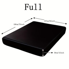 1pc Solid Summer Fitted Sheet Soft Comfortable Machine Washable Bedding