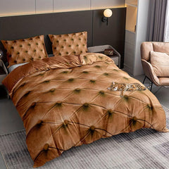 3pc Cat Printed Bedding Set Duvet Cover 2 Pillowcase No Pillow Core