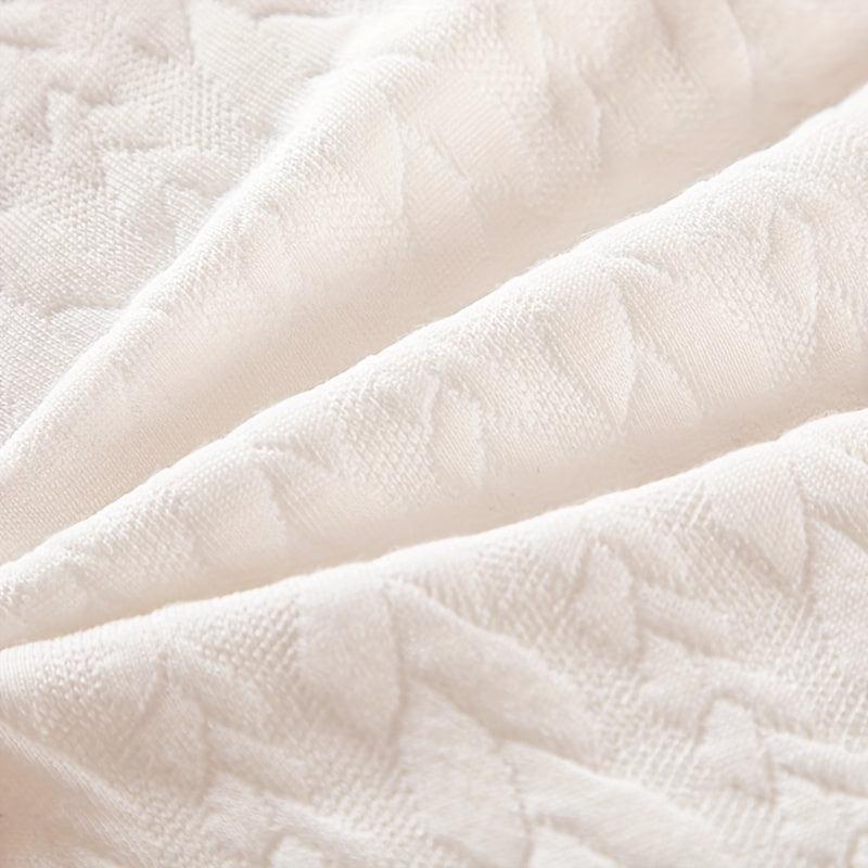 Supportive Bed Pillow with Wheat Ear Grid for Neck and Shoulder Support