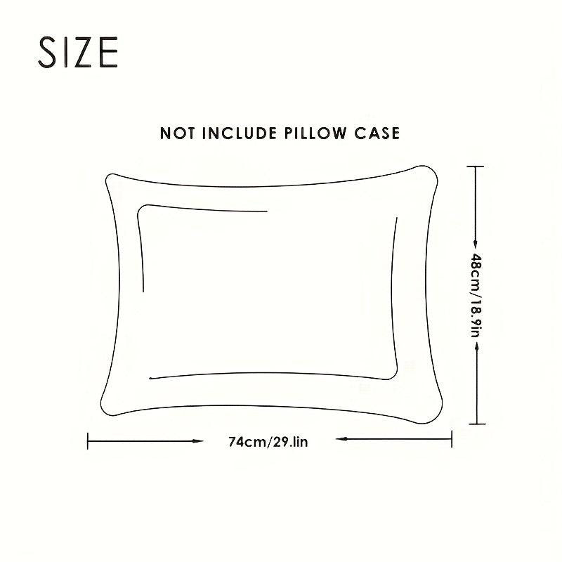 Supportive Bed Pillow with Wheat Ear Grid for Neck and Shoulder Support