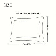 Supportive Bed Pillow with Wheat Ear Grid for Neck and Shoulder Support