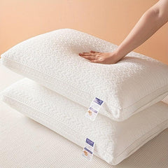 Supportive Bed Pillow with Wheat Ear Grid for Neck and Shoulder Support