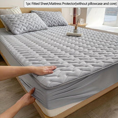 Waterproof Antibacterial Fitted Sheet Soft Polyester Bedding