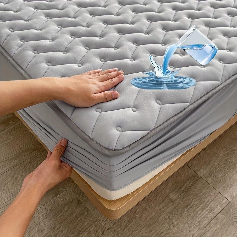 Waterproof Antibacterial Fitted Sheet Soft Polyester Bedding