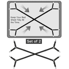Adjustable Bed Sheet Holder Straps - Secure Fitting and Comfortable Sleep