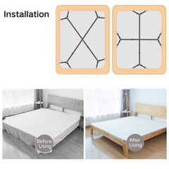 Adjustable Bed Sheet Holder Straps - Secure Fitting and Comfortable Sleep
