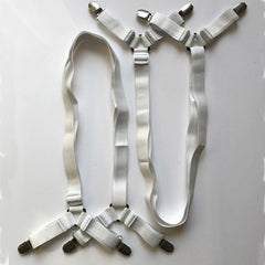 Adjustable Bed Sheet Holder Straps - Secure Fitting and Comfortable Sleep