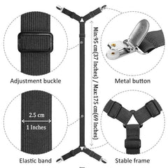 Adjustable Bed Sheet Holder Straps - Secure Fitting and Comfortable Sleep