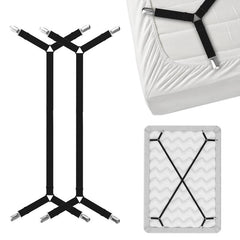 Adjustable Bed Sheet Holder Straps - Secure Fitting and Comfortable Sleep