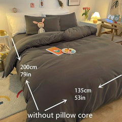 3 Piece Soft & Skin Friendly Duvet Cover Set for Bedroom & Guest Room