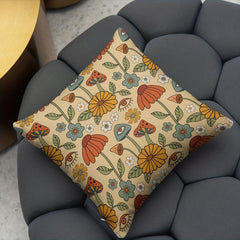 European Style Cushion Cover 18''x18'' Single Sided Printed Throw Pillowcase