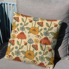 European Style Cushion Cover 18''x18'' Single Sided Printed Throw Pillowcase