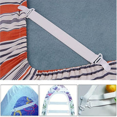 4pcs Nylon Bed Sheet Fasteners with Strong Elasticity Strip