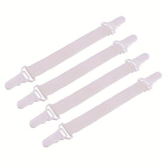 4pcs Nylon Bed Sheet Fasteners with Strong Elasticity Strip