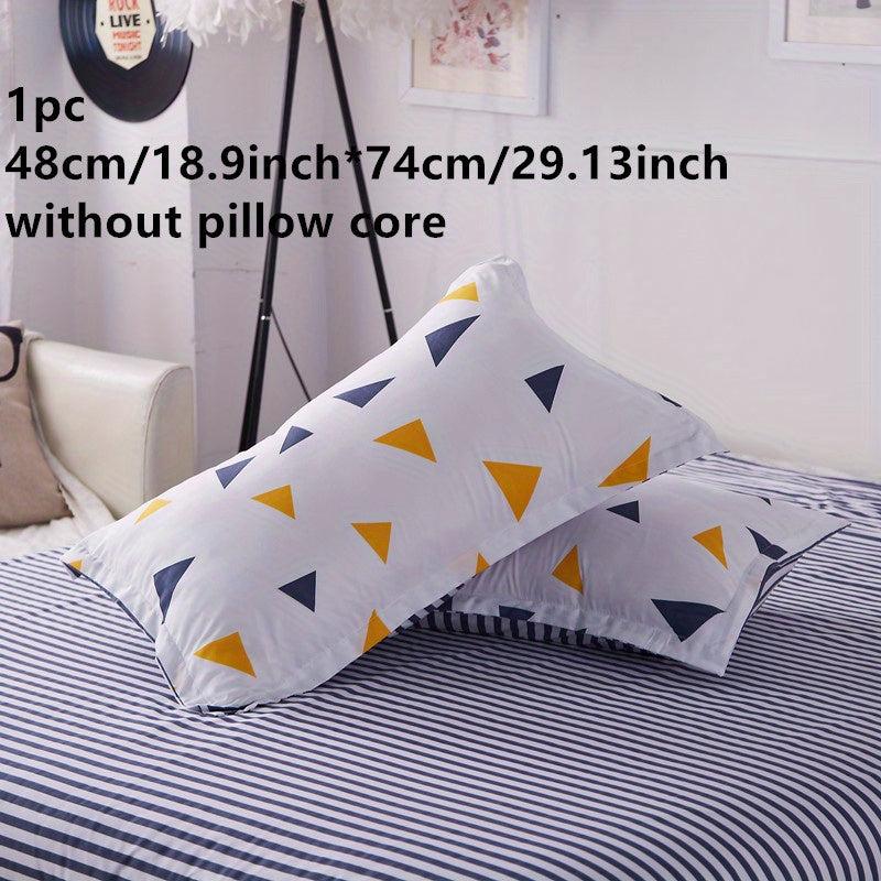 Geometric Print Pillowcase Home Decor
