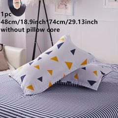 Geometric Print Pillowcase Home Decor
