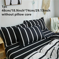 Geometric Print Pillowcase Home Decor