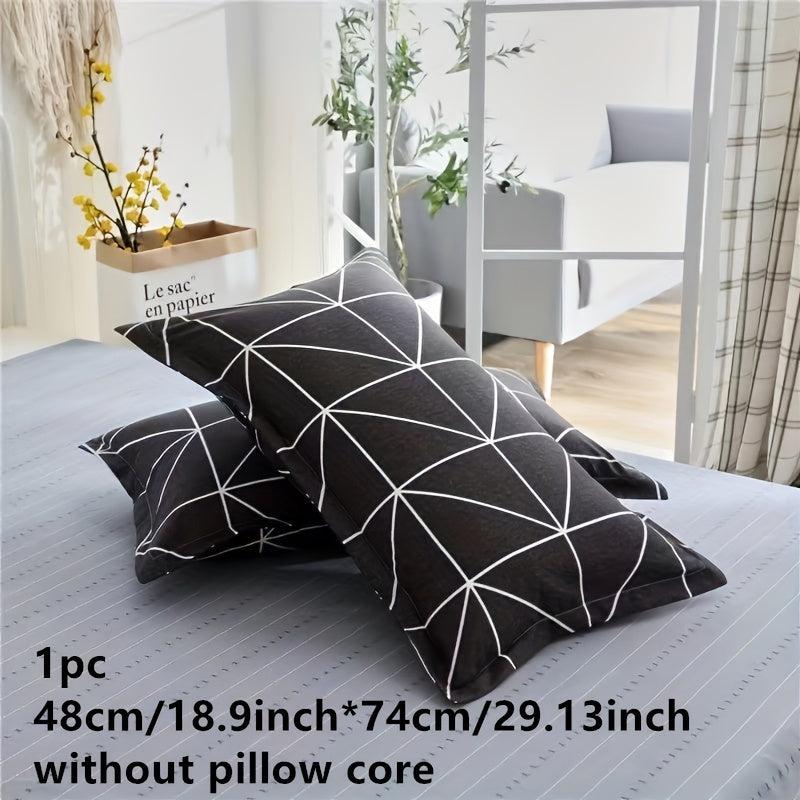 Geometric Print Pillowcase Home Decor