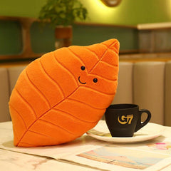 Cartoon Leaves Pattern Throw Pillow For Home Decor