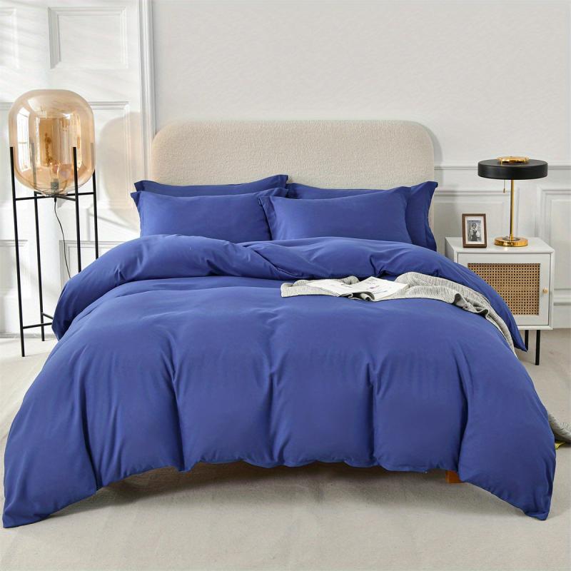 3pc Soft Bedding Set for Bedroom Dorm - Duvet Cover and Pillowcases