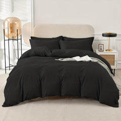3pc Soft Bedding Set for Bedroom Dorm - Duvet Cover and Pillowcases