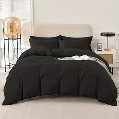 3pc Soft Bedding Set for Bedroom Dorm - Duvet Cover and Pillowcases