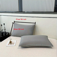 2 Pack Solid Pillow Covers for Home Decor & Sofa Couch