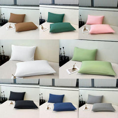 2 Pack Solid Pillow Covers for Home Decor & Sofa Couch