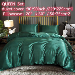 3pcs Fabric Duvet Cover Set with Pillowcases