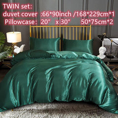 3pcs Fabric Duvet Cover Set with Pillowcases