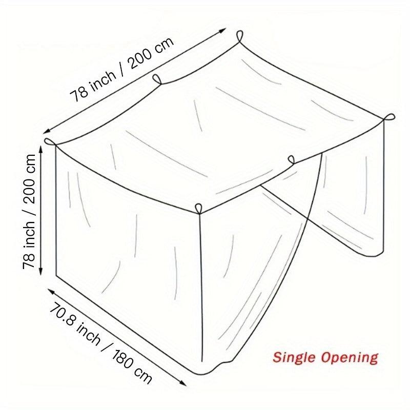 Single Opening Mosquito Net for Outdoor Use
