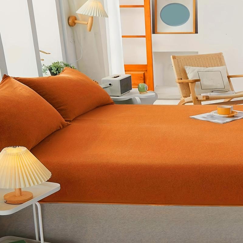 Soft Fitted Sheet for Bedroom with Deep Pocket
