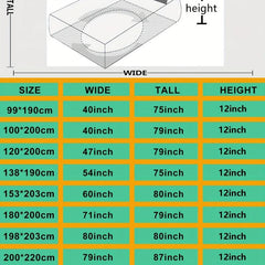 Soft Fitted Sheet for Bedroom with Deep Pocket