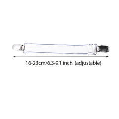 4pcs Adjustable Bed Sheet Fasteners Elastic Straps Clips