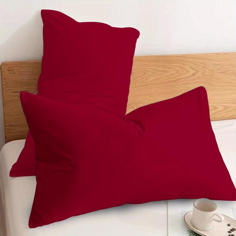 3pc Solid Duvet Cover Set with 2 Pillowcases