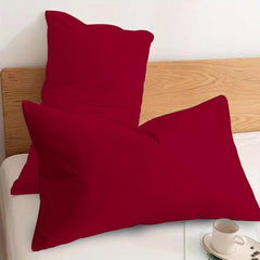 3pc Solid Duvet Cover Set with 2 Pillowcases
