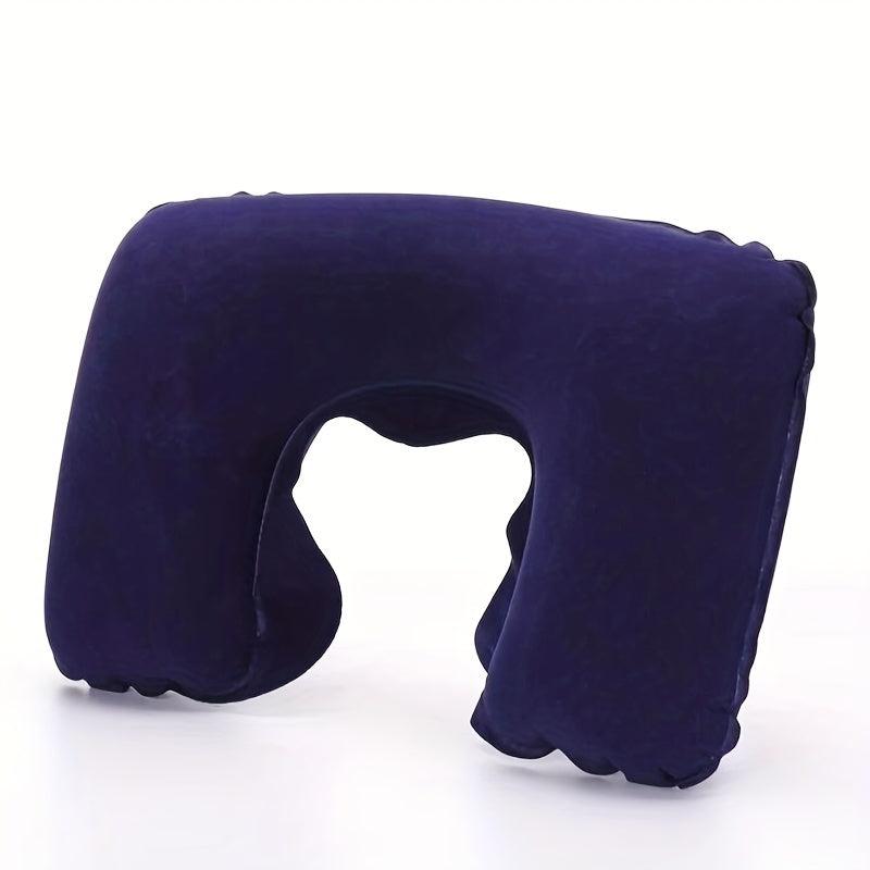 Inflatable U Shaped Pillow Neck Support for Travel