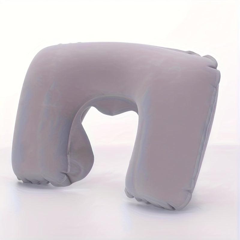 Inflatable U Shaped Pillow Neck Support for Travel
